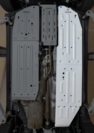 Ford Ranger Skid Plate - Driver Underside - Rival 4x4 - Aluminum - `22-`26